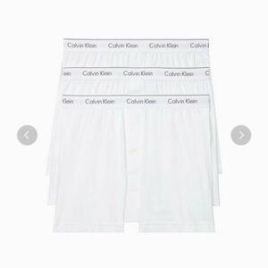 Calvin Klein Men's Classic White Boxer Briefs